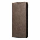 For iPhone 16 Pro Business Solid Color Magnetic RFID Leather Phone Case(Brown) - 3