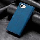 For iPhone SE 2024 Business Solid Color Magnetic RFID Leather Phone Case(Blue) - 2