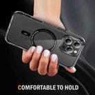 For iPhone 16 Pro Airbag Magsafe PC Hybrid TPU Phone Case(Clear Black) - 3