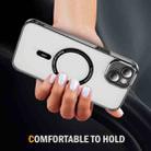 For iPhone 15 Plus Airbag Magsafe PC Hybrid TPU Phone Case(Clear Black) - 3