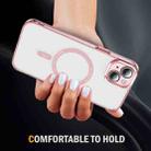 For iPhone 14 Plus Airbag Magsafe PC Hybrid TPU Phone Case(Clear Pink) - 3