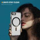 For iPhone 7 / 8 / SE 2022 Airbag Magsafe PC Hybrid TPU Phone Case(Clear Black) - 2