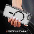 For iPhone 7 / 8 / SE 2022 Airbag Magsafe PC Hybrid TPU Phone Case(Clear Black) - 3