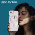 For iPhone 7 / 8 / SE 2022 Airbag Magsafe PC Hybrid TPU Phone Case(Clear Pink) - 2