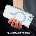 For iPhone 7 / 8 / SE 2022 Airbag Magsafe PC Hybrid TPU Phone Case(Clear Blue) - 3