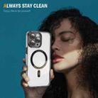 For iPhone 13 Pro Max Airbag Magsafe PC Hybrid TPU Phone Case(Clear Black) - 2