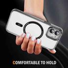 For iPhone 12 Airbag Magsafe PC Hybrid TPU Phone Case(Clear Black) - 3