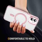 For iPhone 11 Airbag Magsafe PC Hybrid TPU Phone Case(Clear Pink) - 3