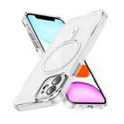 For iPhone 11 Airbag Magsafe PC Hybrid TPU Phone Case(Transparent) - 1