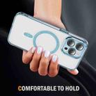 For iPhone 11 Pro Airbag Magsafe PC Hybrid TPU Phone Case(Clear Blue) - 3