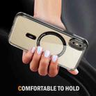 For iPhone X / XS Airbag Magsafe PC Hybrid TPU Phone Case(Clear Black) - 3