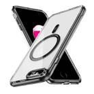 For iPhone 7 Plus / 8 Plus Airbag Magsafe PC Hybrid TPU Phone Case(Clear Black) - 1