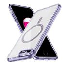 For iPhone 7 Plus / 8 Plus Airbag Magsafe PC Hybrid TPU Phone Case(Clear Purple) - 1