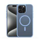 For iPhone 15 Pro DUX DUCIS Yind Series MagSafe TPU Hybrid PC Phone Case(Light Blue) - 1