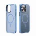 For iPhone 15 Pro DUX DUCIS Yind Series MagSafe TPU Hybrid PC Phone Case(Light Blue) - 2