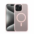 For iPhone 15 Pro DUX DUCIS Yind Series MagSafe TPU Hybrid PC Phone Case(Light Pink) - 1