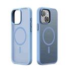 For iPhone 15 DUX DUCIS Yind Series MagSafe TPU Hybrid PC Phone Case(Light Blue) - 2