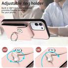 For vivo Y29 4G / T4x / Y300t / iQOO Z10x Organ Card Bag Ring Holder Phone Case(Pink) - 3