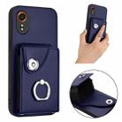 For Samsung Galaxy XCover7 Organ Card Bag Ring Holder Phone Case(Blue) - 2