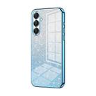 For Samsung Galaxy A17 Gradient Glitter Powder Electroplated Phone Case(Blue) - 1