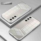 For Samsung Galaxy A17 Transparent Plating Fine Hole Phone Case(Transparent) - 2