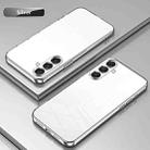 For Samsung Galaxy A17 Transparent Plating Fine Hole Phone Case(Silver) - 2