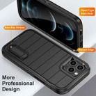 For iPhone 12 Pro Max Defender Gen2 Rugged PC + Silicone Phone Case with Holder(Black) - 3