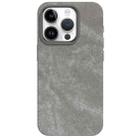 For iPhone 14 Pro Max Skin Feel Denim Leather MagSafe Phone Case(Grey) - 2