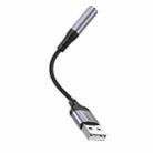 hoco LS36 Fresh USB to 3.5mm External Sound Card(Black) - 3