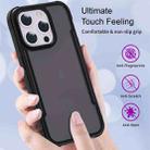 For iPhone 16 Skin Feel Frosted PC Hybrid TPU Phone Case(Black) - 3