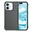 For iPhone 16 Plus Skin Feel Frosted PC Hybrid TPU Phone Case(Green) - 1