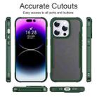 For iPhone 16 Plus Skin Feel Frosted PC Hybrid TPU Phone Case(Green) - 2