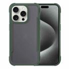 For iPhone 15 Pro Max Skin Feel Frosted PC Hybrid TPU Phone Case(Green) - 1