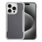 For iPhone 15 Pro Max Skin Feel Frosted PC Hybrid TPU Phone Case(Grey) - 1