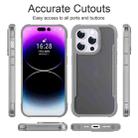 For iPhone 15 Skin Feel Frosted PC Hybrid TPU Phone Case(Grey) - 2