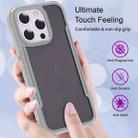 For iPhone 15 Skin Feel Frosted PC Hybrid TPU Phone Case(Grey) - 3