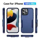 For iPhone 16 Pro Max Pioneer Armor Heavy Duty PC + TPU Phone Case(Blue) - 2