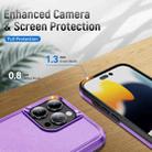 For iPhone 16 Pro Max Pioneer Armor Heavy Duty PC + TPU Phone Case(Purple+Black) - 3