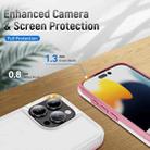 For iPhone 16 Pro Pioneer Armor Heavy Duty PC + TPU Phone Case(White+Pink) - 3