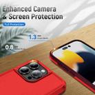 For iPhone 16 Pro Pioneer Armor Heavy Duty PC + TPU Phone Case(Red+Rose Red) - 3