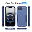 For iPhone 16e Pioneer Armor Heavy Duty PC + TPU Phone Case(Blue) - 2