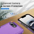 For iPhone 16e Pioneer Armor Heavy Duty PC + TPU Phone Case(Purple+Black) - 3