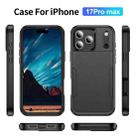 For iPhone 17 Pro Max Pioneer Armor Heavy Duty PC + TPU Phone Case(Black) - 2