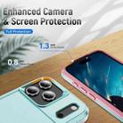 For iPhone 17 Pro Max Pioneer Armor Heavy Duty PC + TPU Phone Case(Green+Pink) - 3