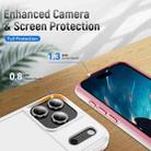 For iPhone 17 Pro Pioneer Armor Heavy Duty PC + TPU Phone Case(White+Pink) - 3