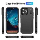 For iPhone 17 Pro Pioneer Armor Heavy Duty PC + TPU Phone Case(Black) - 2