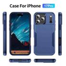 For iPhone 17 Pro Pioneer Armor Heavy Duty PC + TPU Phone Case(Blue) - 2