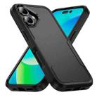 For iPhone 17 Pioneer Armor Heavy Duty PC + TPU Phone Case(Black) - 1