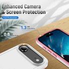 For iPhone 17 Air Pioneer Armor Heavy Duty PC + TPU Phone Case(White+Pink) - 3