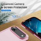 For iPhone 17 Air Pioneer Armor Heavy Duty PC + TPU Phone Case(Pink+Rose Red) - 3